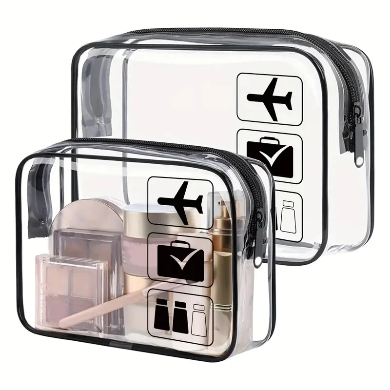 Travel-Friendly Leak-Proof Clear Toiletry Bag