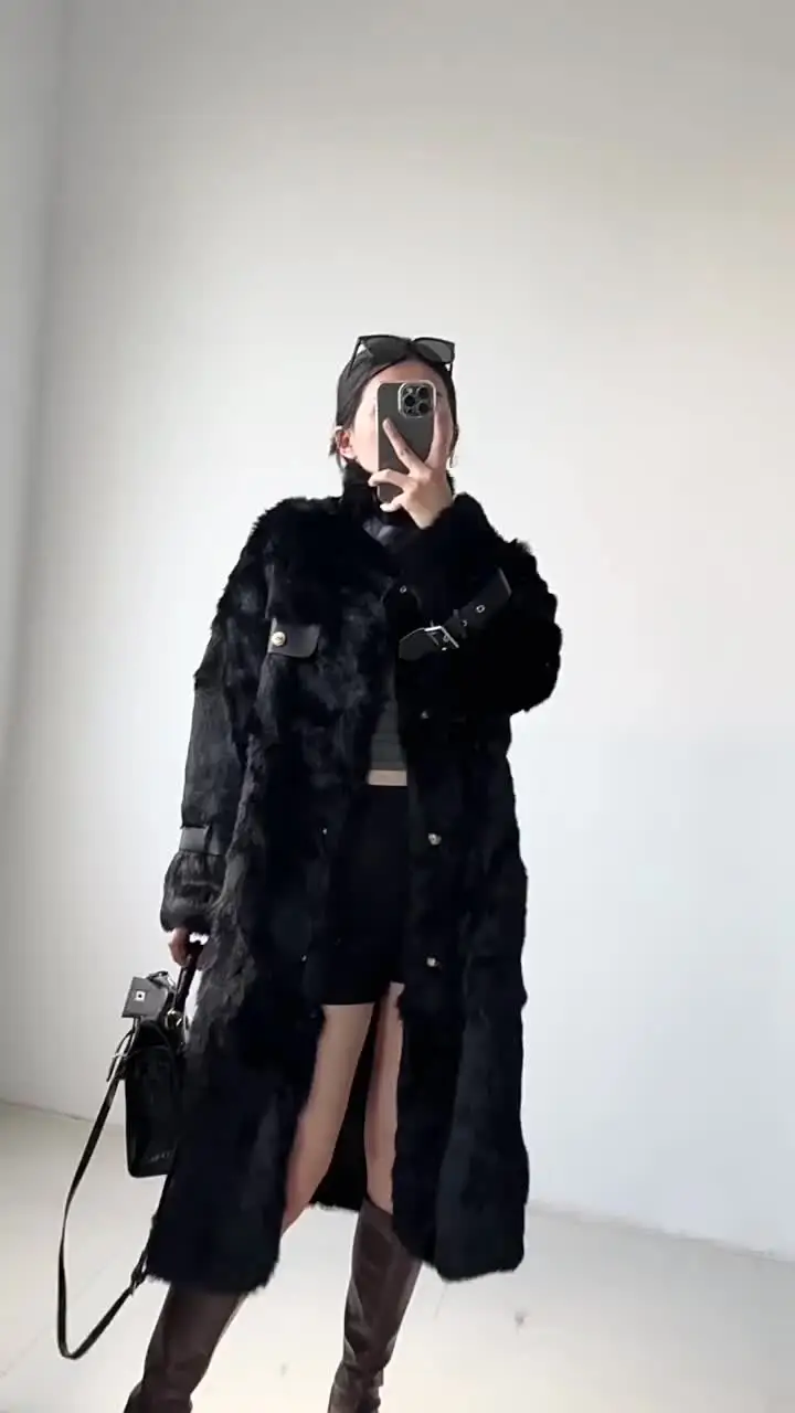 Женское зимнее пальто TINT ERA из искусственного меха
