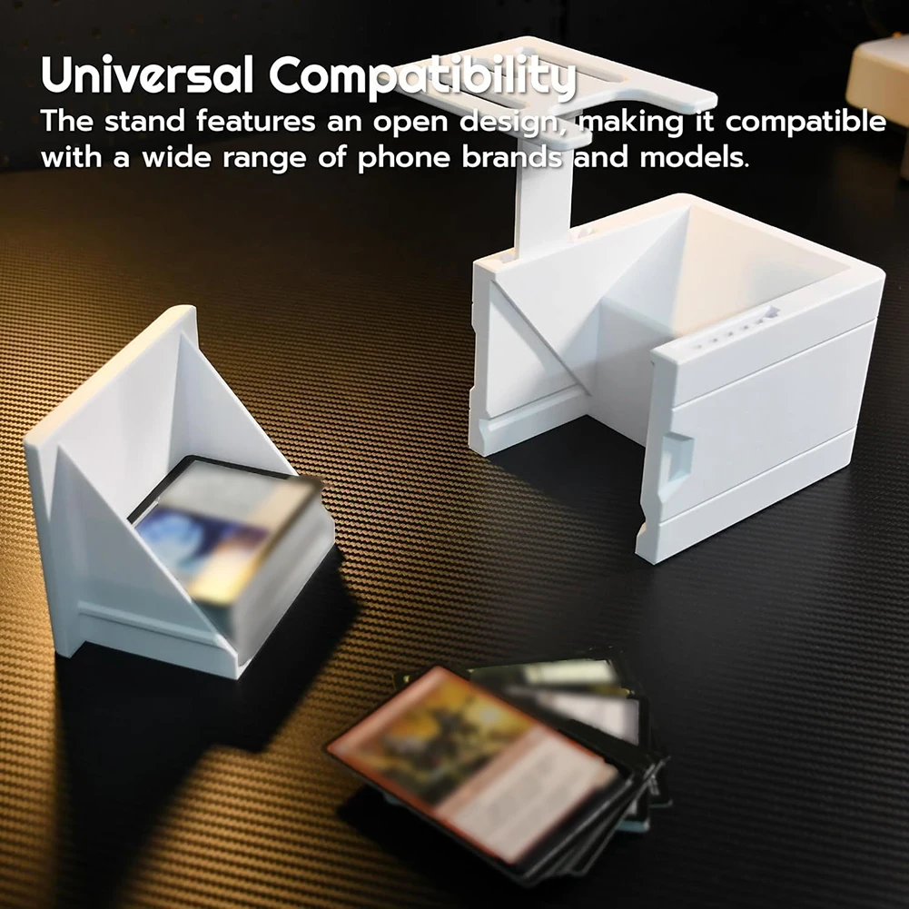 Scanner De Cartes De Collection Pour MTG, Pokémon, Etc. - Boîtier Blanc ABS, Compatible Apps (ManaBox), Design Compact - 7