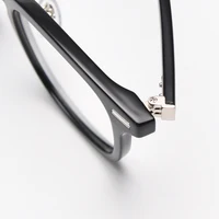 Peekaboo lentille claire rétro lunettes cadre pour hommes TR90 style coréen lunettes carrées pour femmes acétate haute qualité léger 3