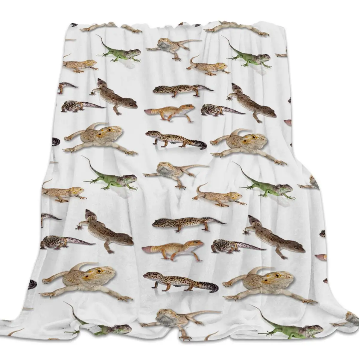 UltraSoftFlannelFleeceBedBlanketReptileLizardThrowBlanketAll