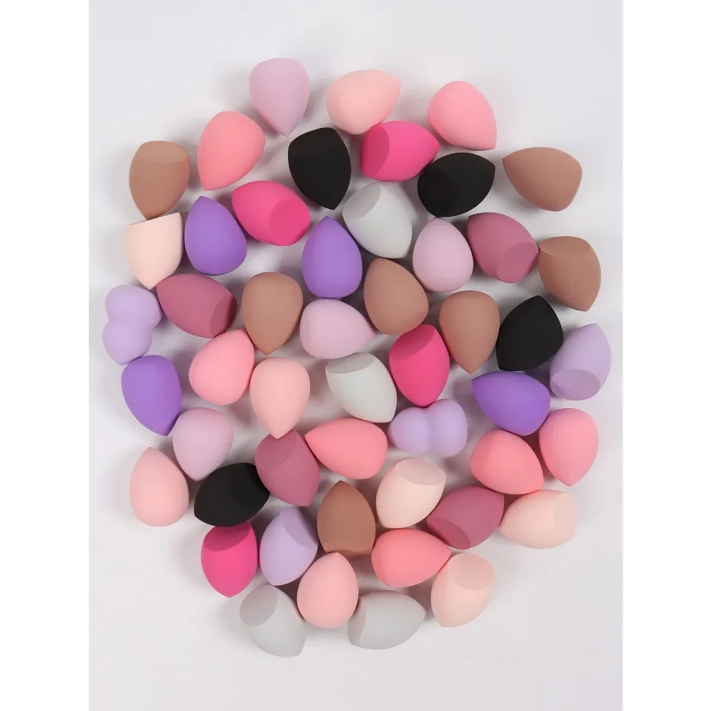 Versatile Beauty Sponge Set - Multi-Pack of Assorted Colors & Shapes for Effortless Makeup Application
