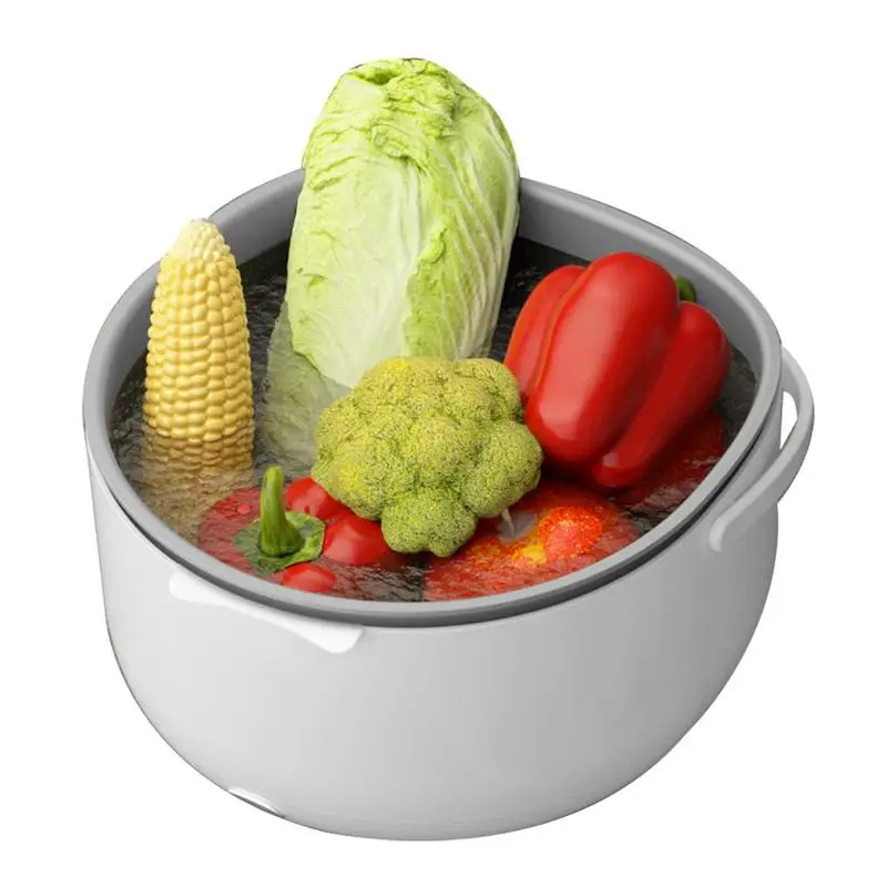 Fruit Cleaner Device Electric Kitchen Ingredient Purifier Portable Fruit And Vegetable Cleansing Machine For Rice Bean