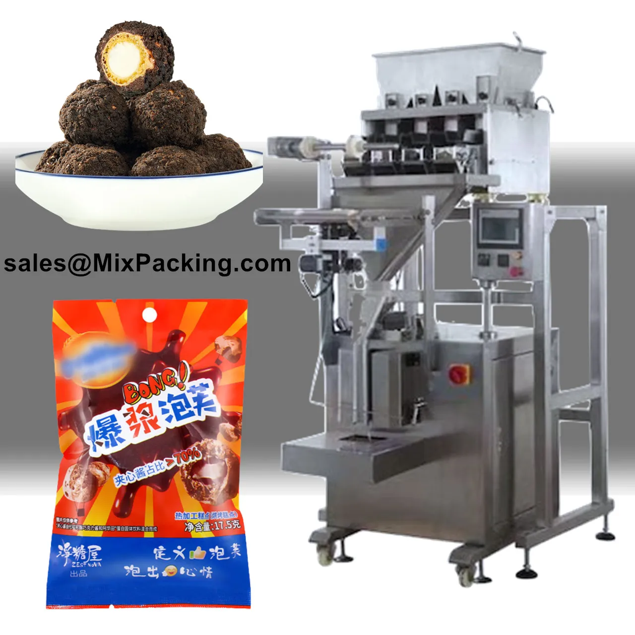 Multihead Potato Chips Peanut Nut Popcorn Linear Weigher Filling Packing Machine