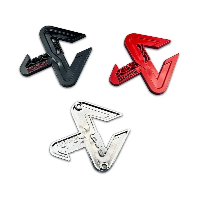 3D Car Body Decal Posteriore Tronco Distintivo Emblema Adesivo Akrapovic Logo Per Mitsubishi Honda Ford Geely Jeep Acura Volvo Citroen Seat