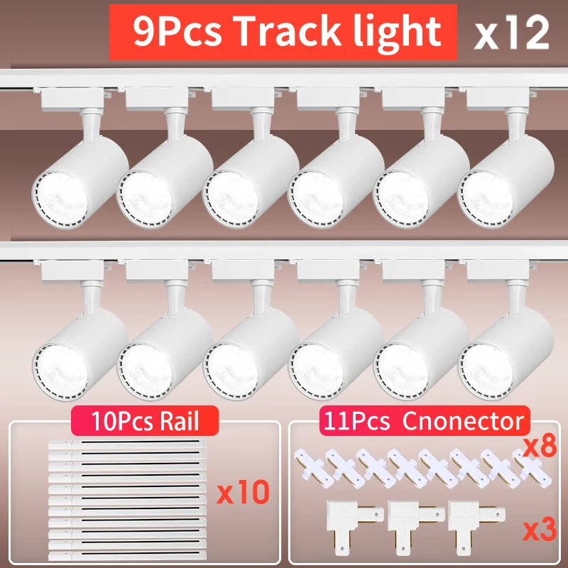 12Pcs White Body-Set