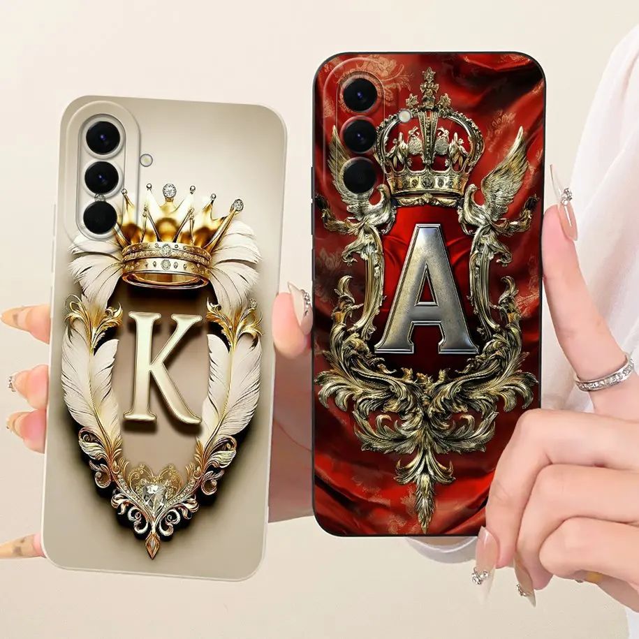 Shockproof Crown Letter Soft Case Cover