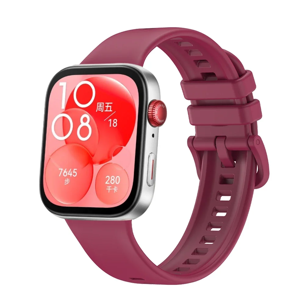 Colorful Silicone Strap with Buckle