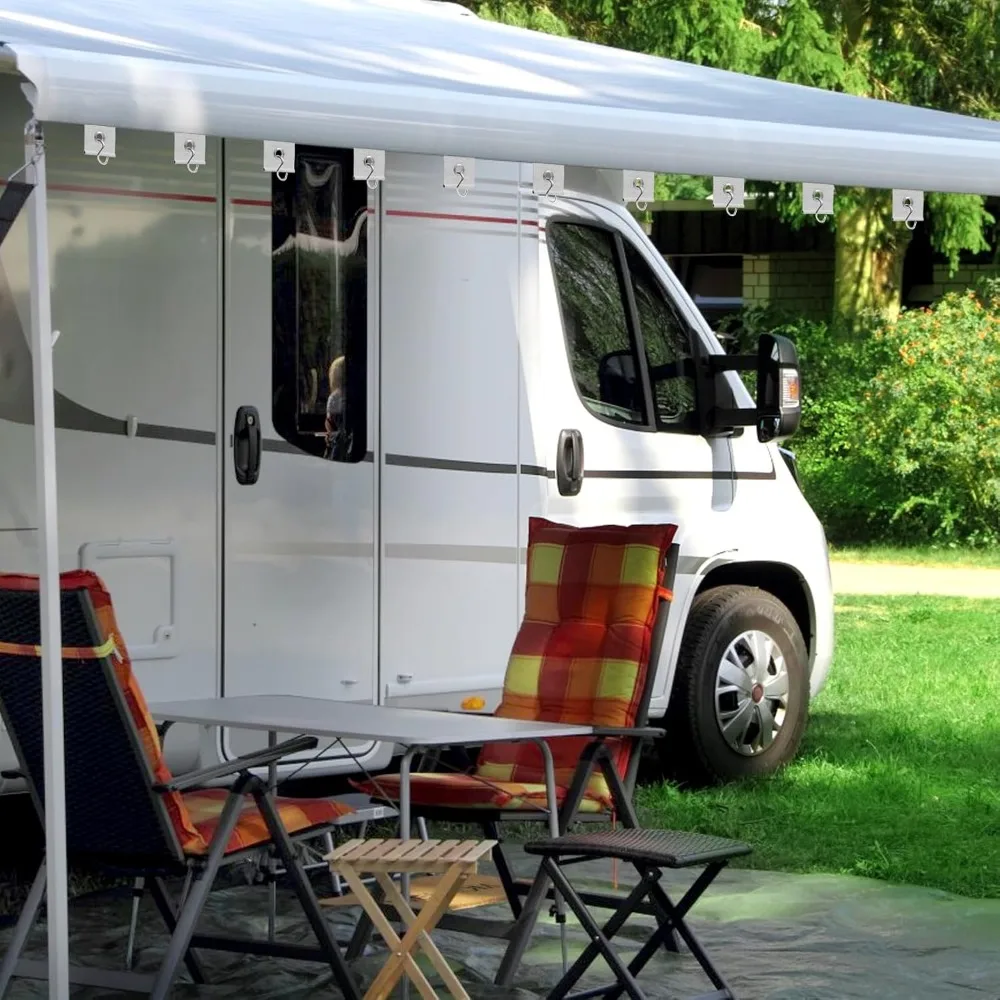 6-12PCS RV Camping Awning Hooks 3