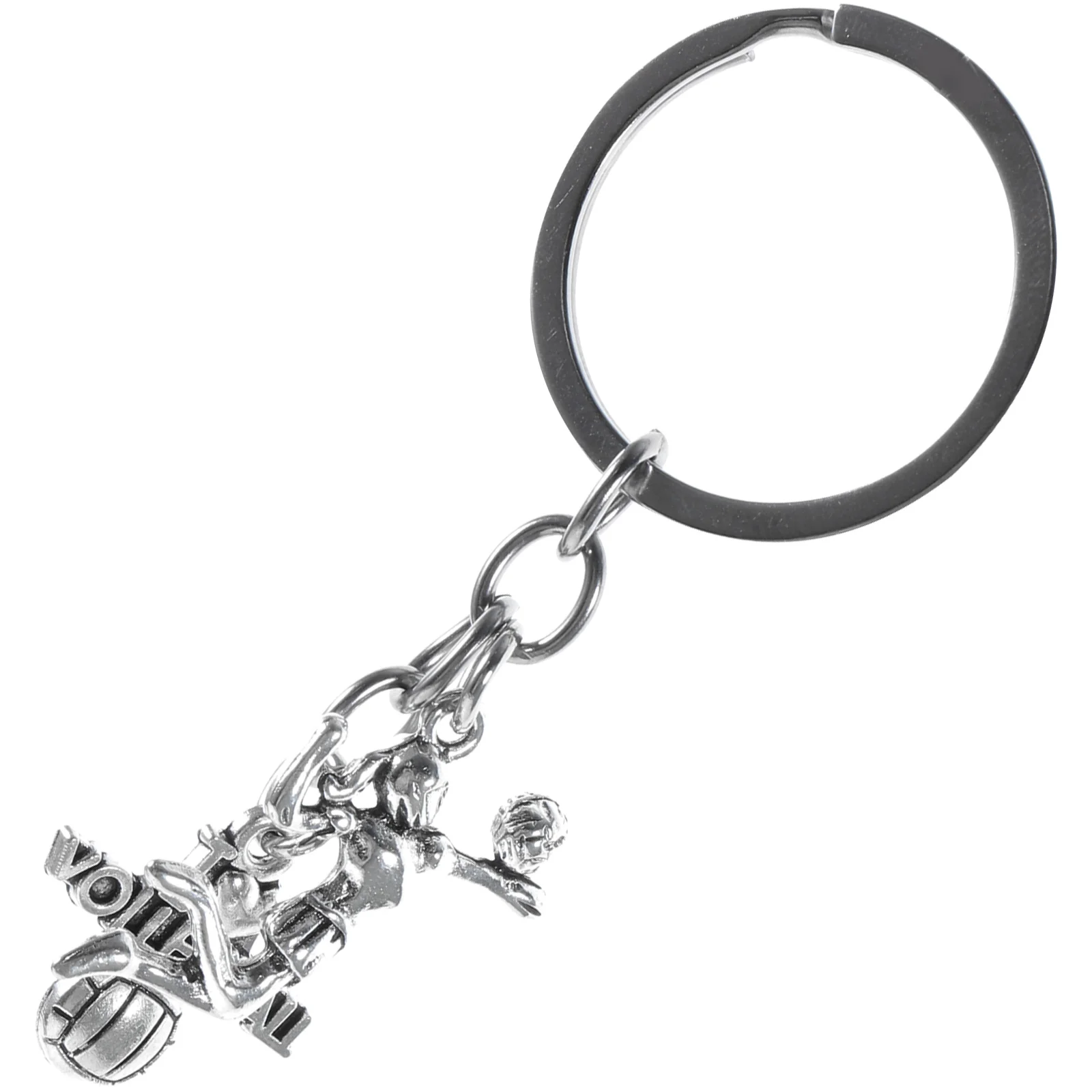 

Volleyball Keychain Ring Baseball Sport for Backpacks Decorative Bag Accessory Pendant