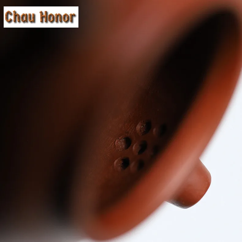 75ml Small Yixing Purple Clay Teapots Handmade Rongtianpot Pot Raw Ore Dicaoqing Mud Tea Soaking Kettle Chinese Zisha Tea Set