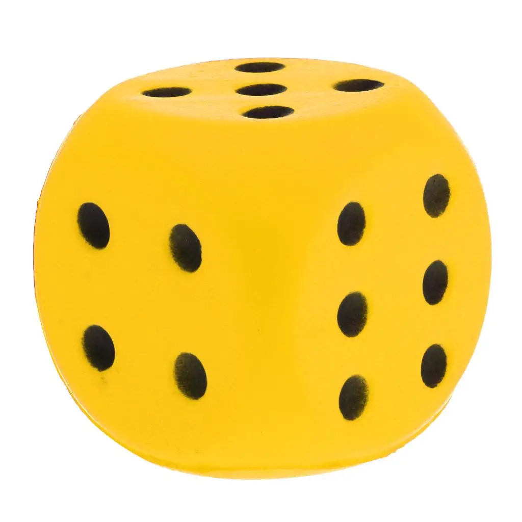 4CM / 6CM Sponge Dice Foam Dot Dice Children Playing for Kids Gilrs Boys Math Teaching Vent Toy Education Toy game dice dice set