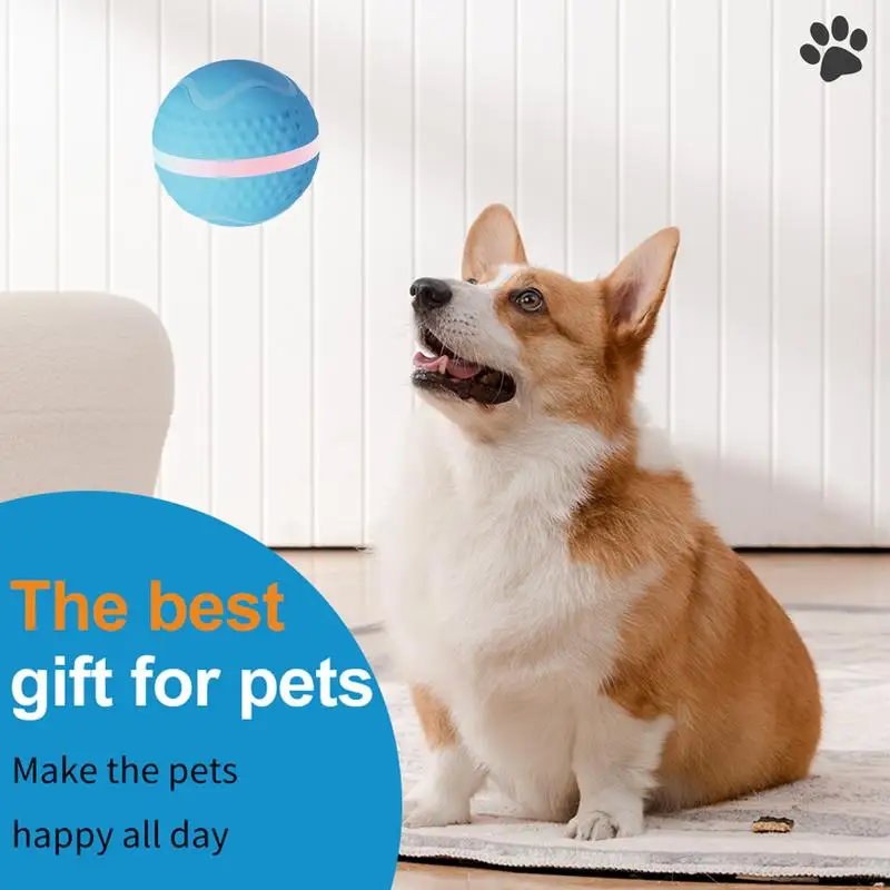 

Active Rolling Ball For Dogs electtric cat ball toys kitten electric Automatic Moving Ball Dog Chewing Toy Cat Game Accessories
