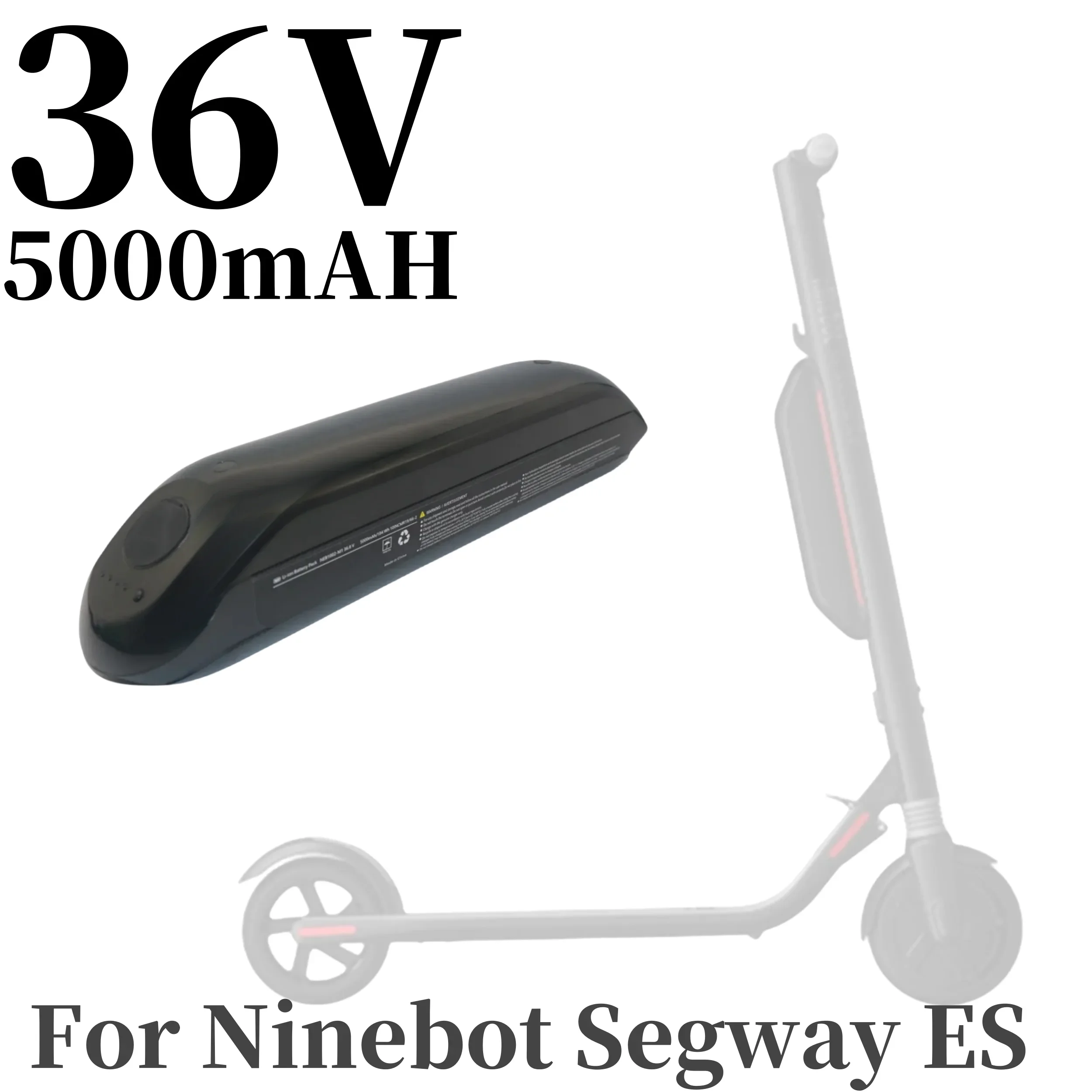 

External Battery for Ninebot Segway ES1 ES2 ES4 E22 E22D E22E Smart Electric Scooter 36V 5000mAH,Scooter Accessories
