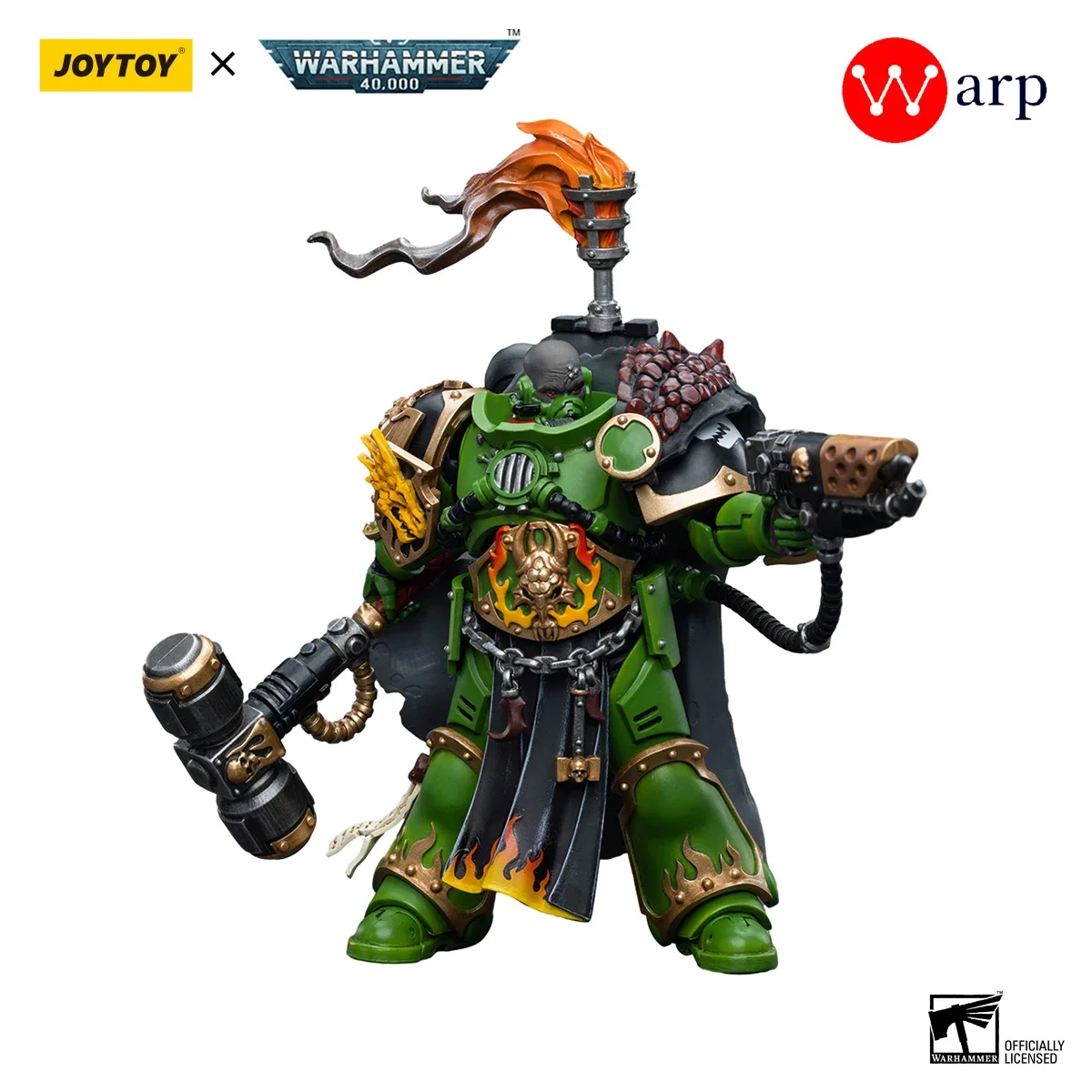 

JOYTOY Warhammer 40k Space Marines 1/18 Action Figures Salamanders Captain Adrax Agatone Soldier Anime Military Model Toys Gift