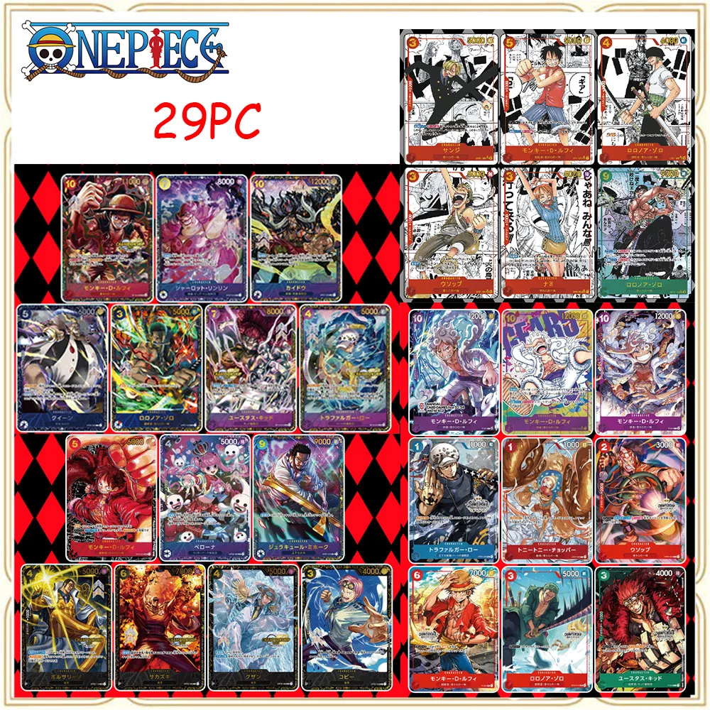 54 Pz/Set Anime One Piece Diy Acg Rare Boy Battle Game Toys Carte Da Collezione Regalo Di Compleanno Di Natale Shanks Charlotte Pudding