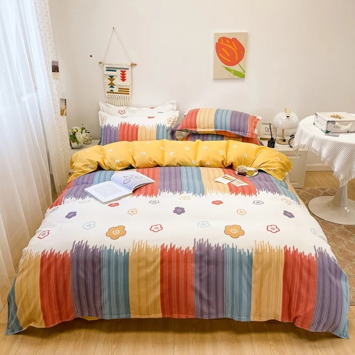 

Reactive Printing Bedding Set duvet cover set Bed linen Sheet Bedding