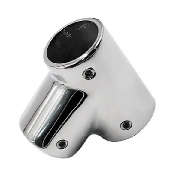 

1 pcs Marine Grade 316 Stainless Steel ​60 Degree Left 3 Way Boat 22mm 7/8" Pipe/Tube Hand Rail Fitting