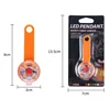 Dog Collar LED Light USB Rechargeable Waterproof Anti Lost Safety Flashing Pendant for Dogs Cats Pets Night Walking Reflective 6