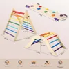 Pikler Triangle Set With Cushion, 5 In 1 Montessori Foldable Climbing Set, Climbing Indoor Playground Set For Toddlers, Wooden C 5
