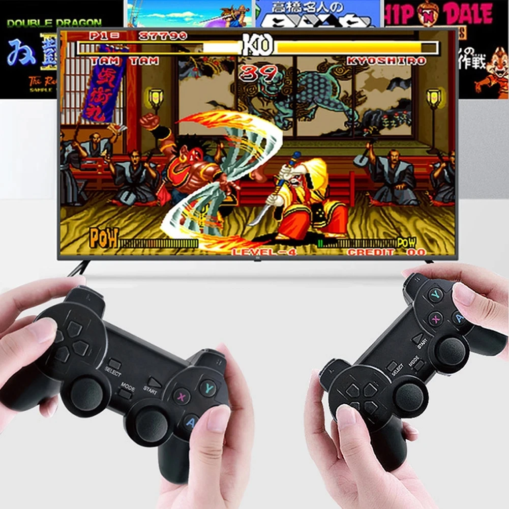 Retro Video Game Console G10 GAME BOX Dual System 4K HD TV Game Player Built-in 16GB 50000+ Games 50 Emulators for PSP/PS1/N64