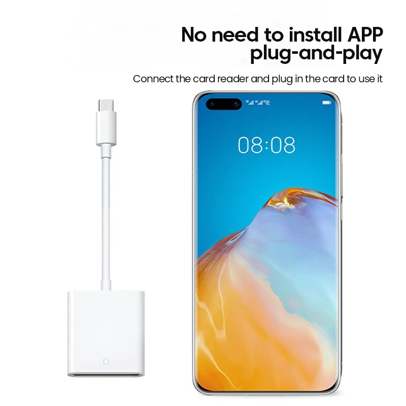 Card reader 4 in 1 OTG Type C for iPad Tablet USB Type C to Smart Memory Card for Xiaomi Huawei