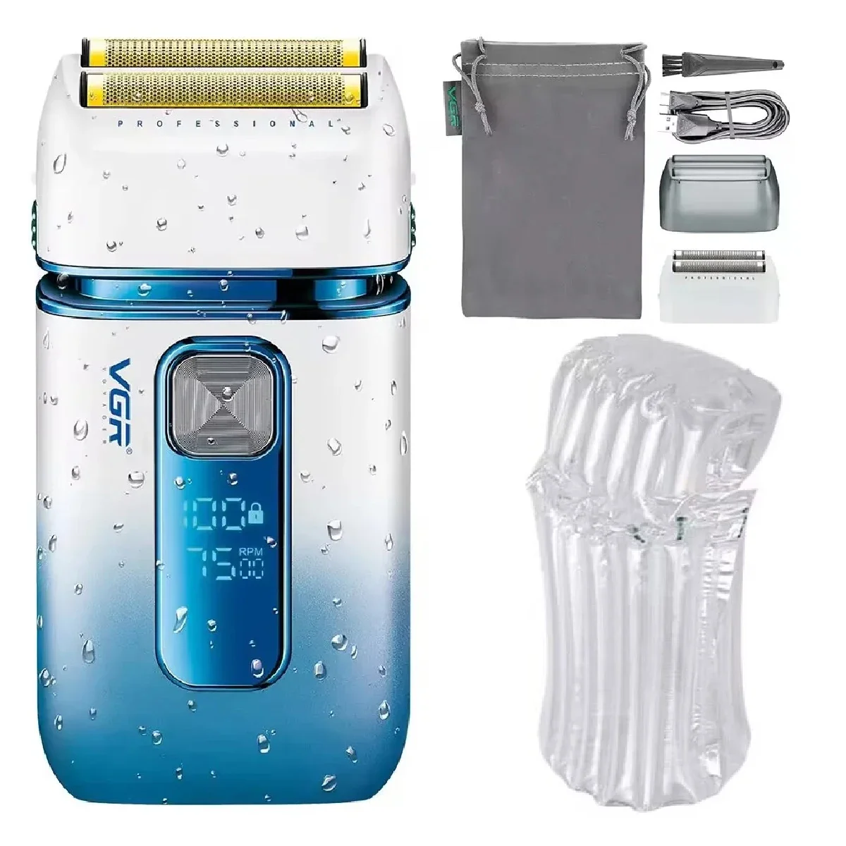 ماكينة حلاقة كهربائية احترافية للشعر واللحية من VG...