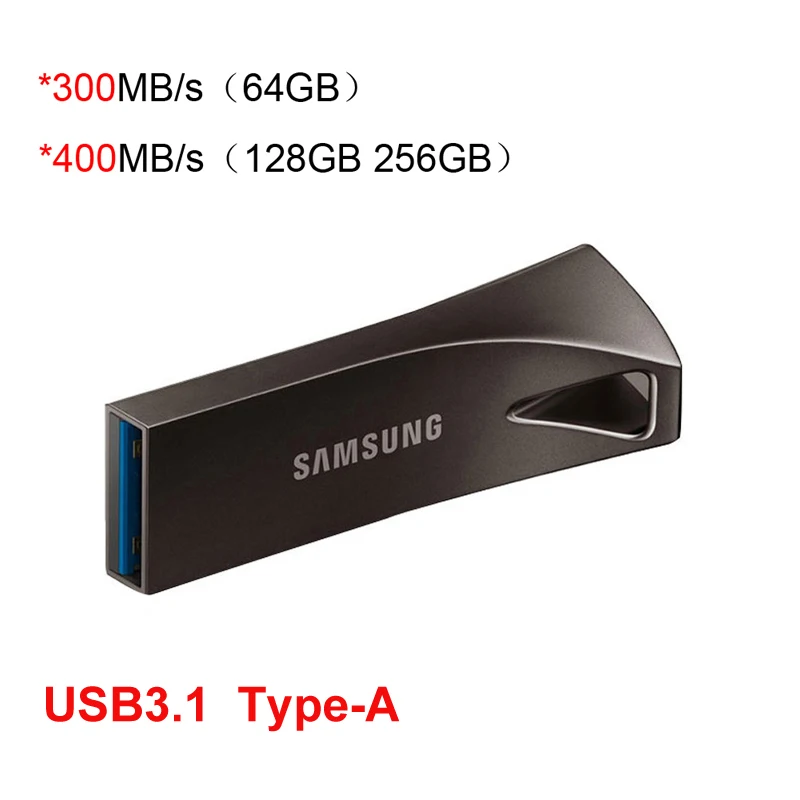 Samsung-bar Plus Usb 3.1 Pen Drive Pen Drive de Metal Mini Memory Stick Memory Stick Dispositivo de Armazenamento Disco u 64gb 128gb 256gb - Imagem 6