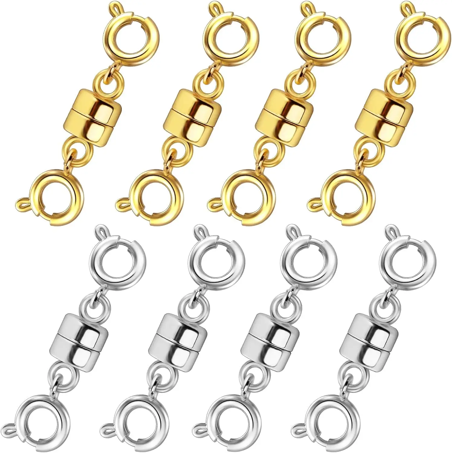 Fermoirs et fermetures de collier magnétiques doubles, extension de bracelets en or et argent 14 carats, convertisseurs de fermoirs de bijoux pour la fabrication de bijoux 36 Fermoirs et fermetures de collier magnétiques doubles, extension de bracelets en or et argent 14 carats, convertisseurs de fermoirs de bijoux pour la fabrication de bijoux 36