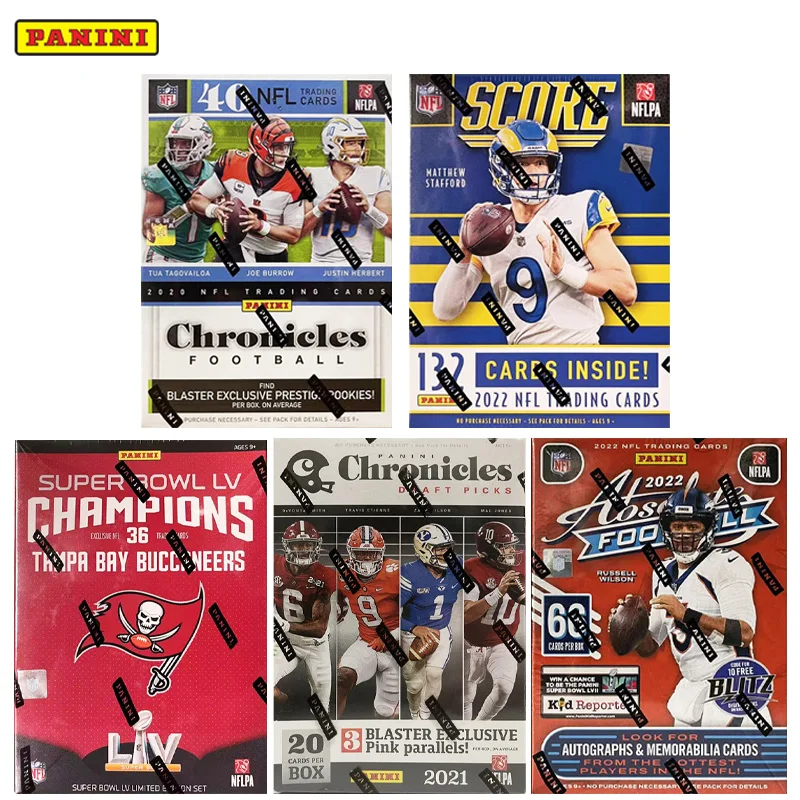 

Panini Nfl Football Star Cards Collection Cards Chronicles Card Boxes Blaster Box Series Fan Card Single Pack Blind Box Gift