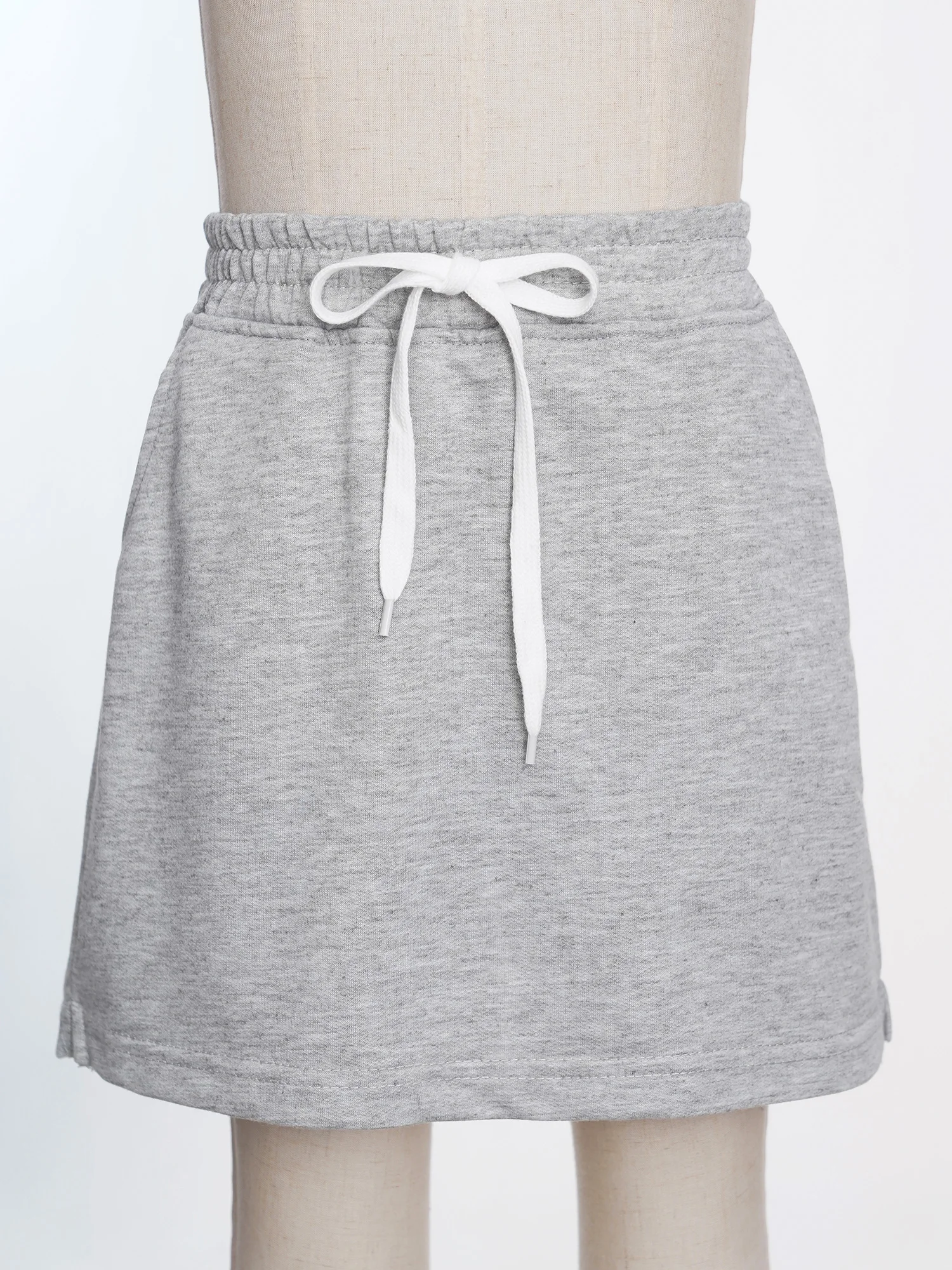 Kids Girls Tennis Sport Pantskirt Solid Color Shorts with Pocket for Tennis Golf Badminton Running Yoga Sport Skirts
