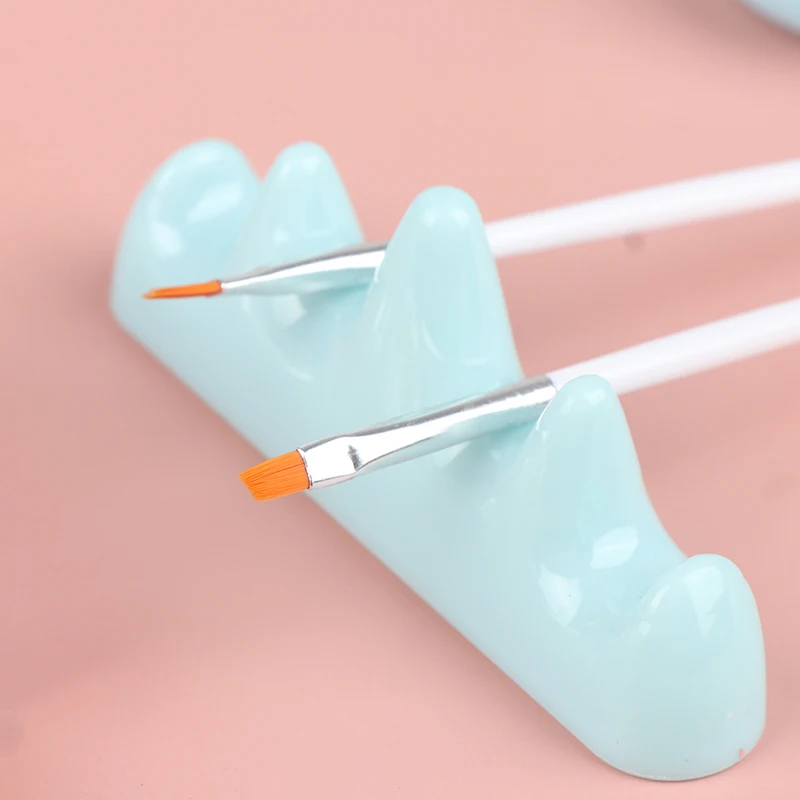 네일 아트 브러쉬 클리너 플라스틱 홀더 UV 아크릴 젤 펜 냄비 클렌저 컵 세척 컵 네일 브러쉬 홀더 전문 네일 도구