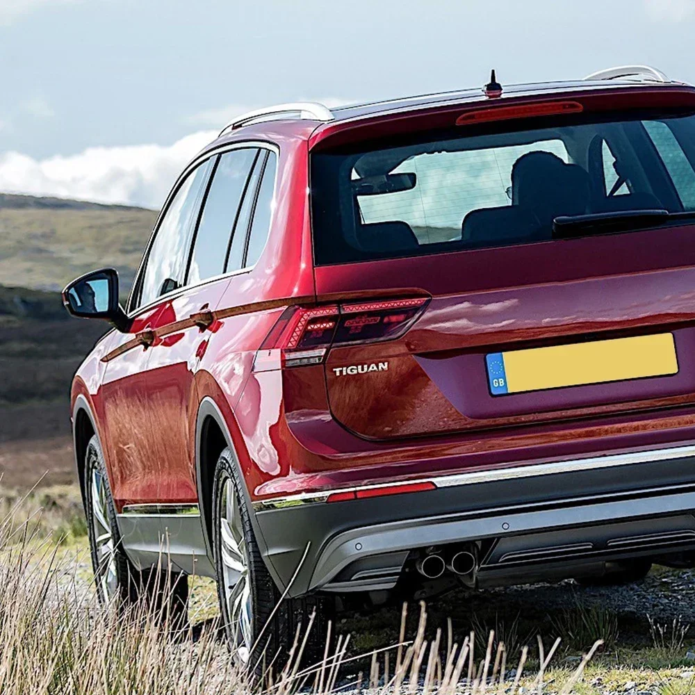 3D ABS 크롬 실버 블랙 자동차 스티커 리어 트렁크 바디 펜더 티구안 레터링 라벨링 엠블럼 배지 로고