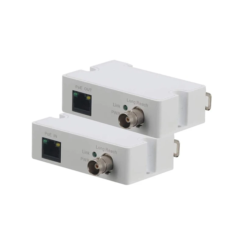 PoE IP Over Coax Converter to Transmit Power and Data over