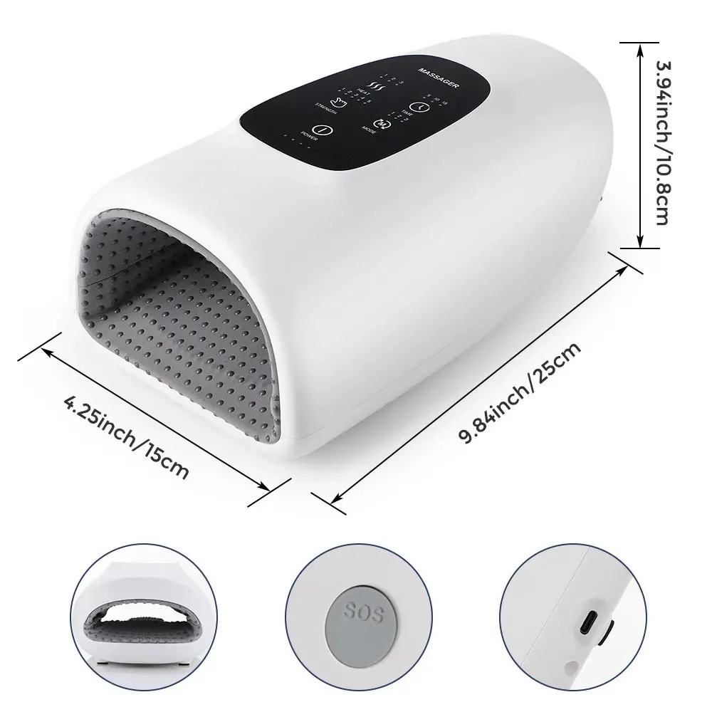 Hand Massager Relieve Fatigue Hand massager Heating palm beauty Air Compression Hot Compress Finger pressure Electric