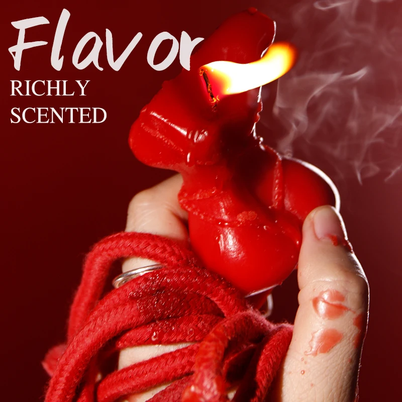 BDSM Sex Toys Low Temperature Drip Candles Sexy Low Heat Massage Romantic Passion Play Wax for Adult Erotic Couple Flirting Toys Sex Candles
