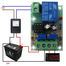 

12V/24V 6-60V AC 220V CNC Battery Charging Control Board Charger Power Supply Switch Module XH-M601 XH-M602 XH-M603 XH-M604