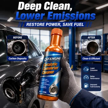 Detergente per catalizzatori: rimuove in profondità i depositi di carbonio, riduce le emissioni di scarico, ripristina la potenza del motore, migliora l'efficienza del carburante