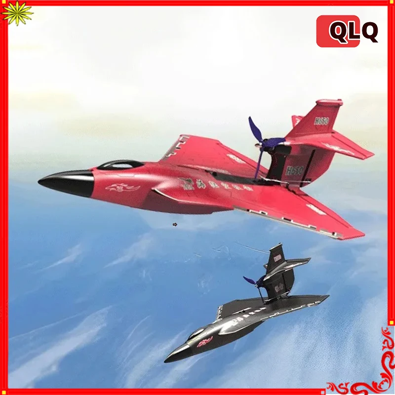 

New H650 Raptor Waterproof Aircraft Rc Aircraft Model Fixed Wing Foam Remote Control Electric Model Aircraft Toy Gift