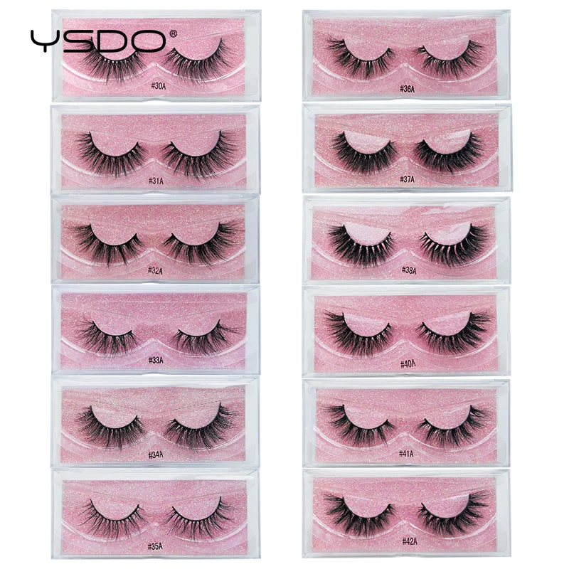 Black Mink False Eyelashes 3D Dramatic Fluffy Eye Makeup