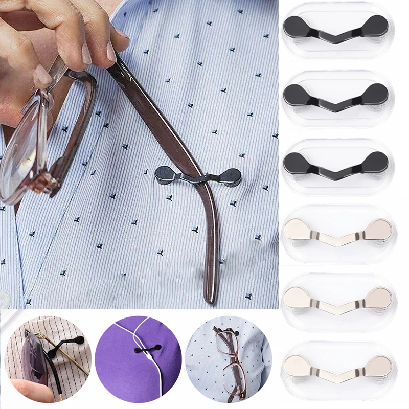 VER FOTOS. 3 cuelga gafas magnetico. Hombre o Mujer. Regalo original y  EXCLUSIVO, para ti y tu pareja. Soporte gafas magnético para camisa, blusa,  jersey Mejora el sujeta gafas de cordón.: .es