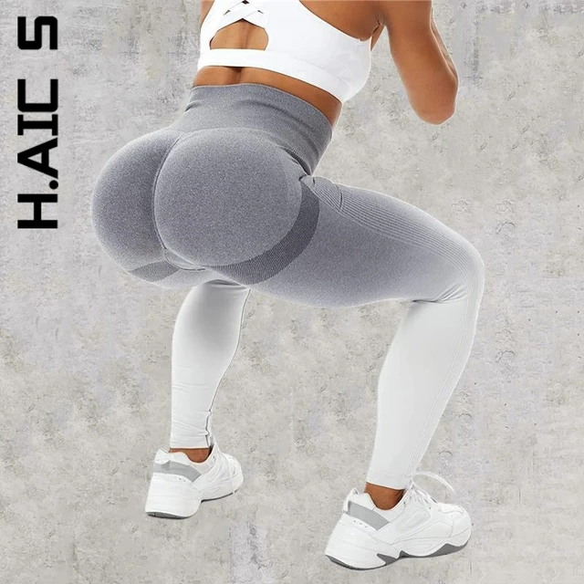 High Waist Seamless Leggings Women Fitness Yoga Pants Sportwear Trainning  Slim Hips Shape Stretch Leggin Gym Scrunch Sport - AliExpress