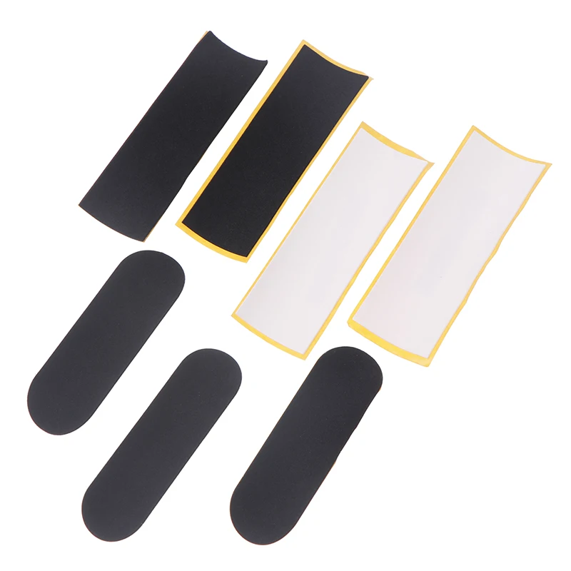 Fingerboard Foam Grip Tapes For Finger SkateBoard Anti-slip Wooden Fingerboard Deck Adhesive Tape Stickers Grip Tapes Black Mat skateboard accessories skateboard grip tape