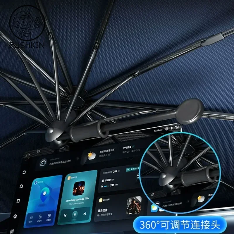 Car Sunshade Windshield Sunshade Windshield Sun Shade For XPENG G6 xiaopeng G6 Car Windshield Sunshade Foldable Umbrella amry Front Heat Insulation Accessories