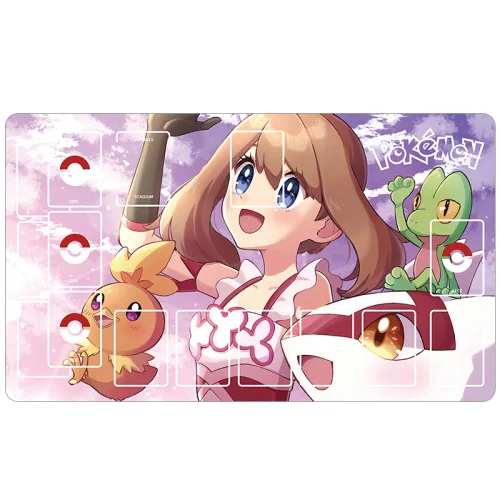 Pokemon Homiga Meloetta Rosa Elesa Animação Personagens Single Table Mat  Battle Pad Clássicos Anime Coleção Cartões Toy Gift - AliExpress