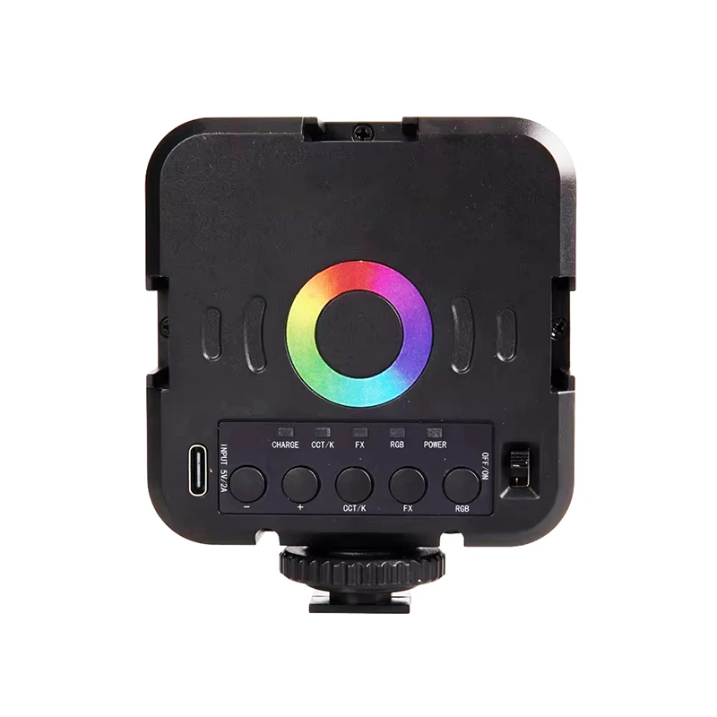 RGB LED Video Light Photography Fill Camera Lighting CRI95+ 2500