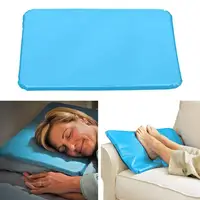 1pc Summer Ice Cold Pillow Massager Therapy Insert Mat Muscle Relief Cooling Gel Pillow Chillow Sleeping Aid Pad Neck PVC Pillow 1