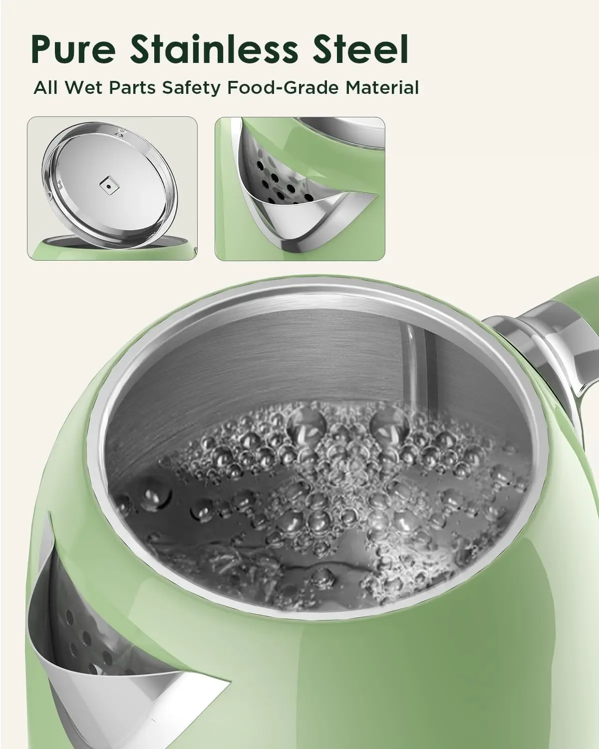 Stainless Steel Electric Kettle 3