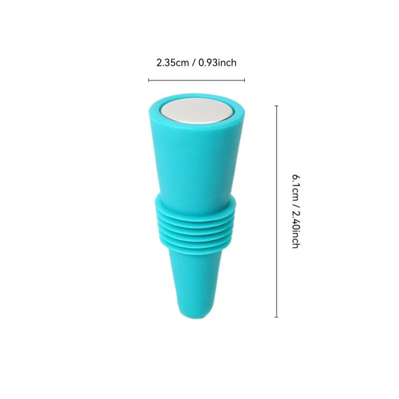 Whiskey Bottle Sealer Leak Proof Whiskey Bottles Sealer Stoppers Silicone Wine Cork Plugs Lid Bar Accessories Reusable Bottle Cap Champagne Saver Tool