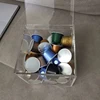 Acrylic Capsule Coffee Storage Box Holder Transparent Dustproof Case with Lid 3